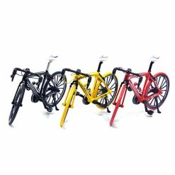 Top 10 🎉 Bicycle Model Mountain Bike Toy Racing Toy 1:10 Simulation Bike Mini Bike Model Zinc Alloy Racing Home Decoration Crafts Miniature Finger Mountain Bike (3) 😀