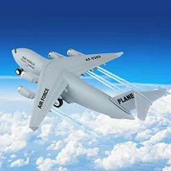 New 💯 1400 Scale Die Cast Metal Transport Airplane Model With Pull Back Action And Music And Light For Kids 💯 -Vehicles Online Shop 41pResRzVqL