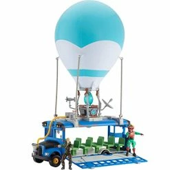 Best deal ⌛ Fortnite Battle Bus Deluxe - Features Inflatable Balloon With Lights & Sounds, Free-Rolling Wheels On Bus - Includes 4 Inch Recruit (Jonesy) & Joy Ride Whiplash Vehicle (Blue & White) ⌛ -Vehicles Online Shop 41qkiqSVOwL