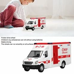 Deals 🔔 Ambulance Vehicle Toy, Friction Powered Wheels Emergency Car With Lights And Sound ⭐ -Vehicles Online Shop 41rmuJmdo5L