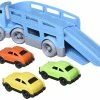 Best Pirce 😀 Car Carrier, Blue CB - Pretend Play, Motor Skills, Kids Toy Vehicles. No BPA, Phthalates, PVC. Dishwasher Safe, Recycled Plastic, Made In USA ⭐ -Vehicles Online Shop 41sigMg7vSL