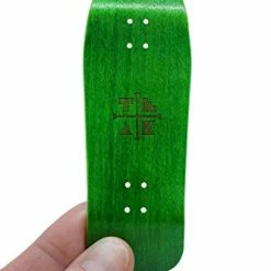 Budget 😉 Wooden Fingerboard Carlsbad Cruiser Deck, Ghillie Green - 34mm X 100mm - Handmade, Pro Shape & Size - Five Plies Wood Veneer - Includes Prolific Foam Tap 😀 -Vehicles Online Shop 41tLizV5o3L