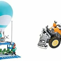 Best deal ⌛ Fortnite Battle Bus Deluxe - Features Inflatable Balloon With Lights & Sounds, Free-Rolling Wheels On Bus - Includes 4 Inch Recruit (Jonesy) & Joy Ride Whiplash Vehicle (Blue & White) ⌛ -Vehicles Online Shop 41trvq50gVL. AC