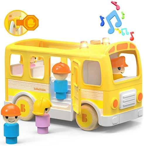 Promo β¨ Wooden School Bus, Kids Toys, Toddler Toys With Sound And Light,Plastic Simulation School Bus Toy For 3 4 5 6 7 8 9 Years Old Boys & π§ Girls, Kids Games π₯³ Birthday For Kids Yellow π 9 Promo β¨ Wooden School Bus, Kids Toys, Toddler Toys With Sound And Light,Plastic Simulation School Bus Toy For 3 4 5 6 7 8 9 Years Old Boys & π§ Girls, Kids Games π₯³ Birthday For Kids Yellow π - Image 7