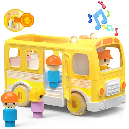 Promo β¨ Wooden School Bus, Kids Toys, Toddler Toys With Sound And Light,Plastic Simulation School Bus Toy For 3 4 5 6 7 8 9 Years Old Boys & π§ Girls, Kids Games π₯³ Birthday For Kids Yellow π 3 Promo β¨ Wooden School Bus, Kids Toys, Toddler Toys With Sound And Light,Plastic Simulation School Bus Toy For 3 4 5 6 7 8 9 Years Old Boys & π§ Girls, Kids Games π₯³ Birthday For Kids Yellow π