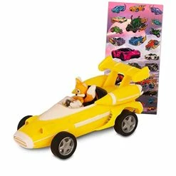 Best Sale 😉 He Hedgehog Tails Pullback Toy Car Bundle ~ Sonic The Hedgehog All Stars Racing Pull Back Action Vehicles | Tails Action Figure With Stickers (Tails From Sonic Toys) 😀