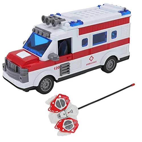 Coupon ๐ Remote Control Ambulance Toy, Four Way With Lights Remote Control Vehicle Toys For Boy ๐ 3 Coupon ๐ Remote Control Ambulance Toy, Four Way With Lights Remote Control Vehicle Toys For Boy ๐