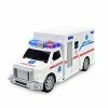 Promo 😍 Ambulance Toys For Kids 3-12 Years Old, Electric Ambulance Toys - With Bright Flashing 4D Lights And Real Sounds For Boys & Girl Ages 3+ Miracle Gift Toy (White) (HC034) 🌟 -Vehicles Online Shop 41vFdx3tZzL