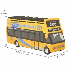 Coupon 😉 City Sightseeing Double Decker Bus Toy Diecast New York City Tourist Open Top Bus Pull Back Vehicles Mini Model Car Lights And Music (Green) 😉 -Vehicles Online Shop 41vLwywsxfL