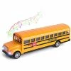 Cheapest ❤️ School Bus Toy For Toddlers, 8.5 Inch Die Cast Pull Back Cars Yellow Bus Play Vehicles With Sounds And Light ✔️