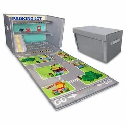 Brand new 🧨 Mbrace Play Car Toy Garage | Toy Car Storage Case | Car Rug Play Mat | Toy Car Storage | Small Car Toy Storage | Collapsible Toy Box | Toy Box For Boys ✨