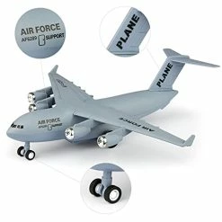 New 💯 1400 Scale Die Cast Metal Transport Airplane Model With Pull Back Action And Music And Light For Kids 💯 -Vehicles Online Shop 41w8VwTvzNL