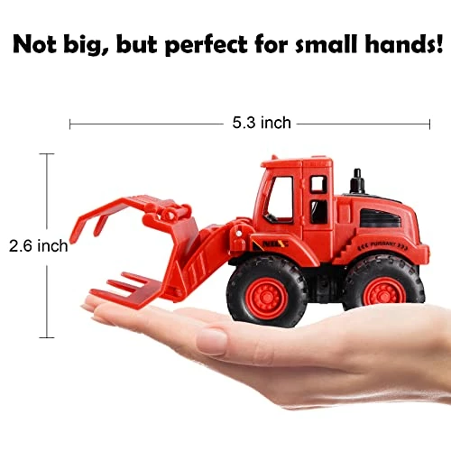 Budget π Construction Toys For 3 Years Old Boys π§ Girls Toddlers Kids, Friction Powered Construction Truck Toys Vehicles Sand Toys Trucks With Excavator, Bulldozer, Road Roller (Colorful 4 Pack) β¨ 5 Budget π Construction Toys For 3 Years Old Boys π§ Girls Toddlers Kids, Friction Powered Construction Truck Toys Vehicles Sand Toys Trucks With Excavator, Bulldozer, Road Roller (Colorful 4 Pack) β¨ - Image 3