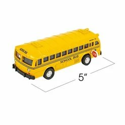 Coupon 😉 5 Inch Pull Back School Bus Playset, Set Of 2 Classic School Buses, Diecast Bus Toy Set With Pull Back Mechanisms, Great Party Favors, Gift Idea For Boys And 👧 Girls 🔥 -Vehicles Online Shop 41zSGjzEW4L