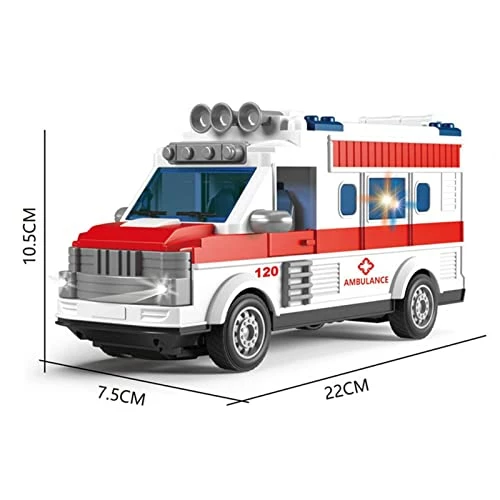 Best Pirce ⌛ Ambulance Toy, 1:30 Scale Emergency Vehicle Anti Collision Toddler Toy Ambulance With Lights Remote Control Kids Transport Emergency Vehicle For Toddler Toys Ages 3 ⭐ 8 Best Pirce ⌛ Ambulance Toy, 1:30 Scale Emergency Vehicle Anti Collision Toddler Toy Ambulance With Lights Remote Control Kids Transport Emergency Vehicle For Toddler Toys Ages 3 ⭐ - Image 6