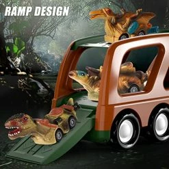 Promo 🌟 IHaHa Dinosaur Trucks Toys For Boys Toddlers, 5 In 1 Dinosaur Truck Vehicles Car Kids 🎃 Halloween 🥳 Birthday Gifts Toys For 1 2 3 4 5 6 Year Old Boys Toddlers, Dinosaur Toys Car Trucks With Flashing Roar ❤️ -Vehicles Online Shop 510e4xsmNYL