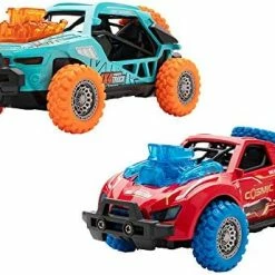 Hot Sale 🔥 Pull Back Crash Car Toys Battle Explosion Bumper Cars, Monster Trucks For Kids, Pullback Armored Fighting Vehicles Toy For Boys (Green) 🎁 -Vehicles Online Shop 511G53OTEoL. AC