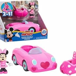 Top 10 🌟 Disney Junior Mickey Mouse Funhouse Transforming Vehicle, Mickey Mouse, Red Toy Car, Preschool, B 🔔 -Vehicles Online Shop 512GFIkSCEL. AC