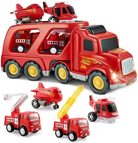 Best Sale ๐ Construction Truck Toys For 3 Years Old Boys Kids Toddlers, Vehicles Toy Set With Light And Sound, Large Transport Cargo Truck, Small Excavator, Crane, Mixer, Dumper Truck 5 In 1 Playset ๐คฉ 9 Best Sale ๐ Construction Truck Toys For 3 Years Old Boys Kids Toddlers, Vehicles Toy Set With Light And Sound, Large Transport Cargo Truck, Small Excavator, Crane, Mixer, Dumper Truck 5 In 1 Playset ๐คฉ - Image 7