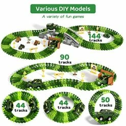 Coupon 🌟 IHaHa Dinosaur Race Track For Toddlers Boys, Race Car Track Dinosaur Toys For 3 4 5 6 Year Old Boys Kids Toddlers 🥳 Birthday Gift, 6 Dino Car, 2 Dino And Flexible Race Track Create A Dinosaur Road 👏 -Vehicles Online Shop 512tRGp47sL