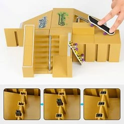 Brand new 👍 Kate Park Kit, FESSKY Finger Skateboard Ramp Parts For Finger Board Ultimate Parks Training Props 🤩 -Vehicles Online Shop 512wKpPB6sL