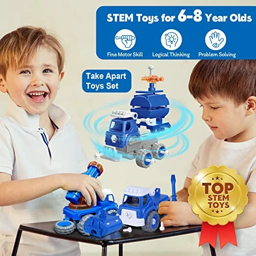 Best deal π Toys For 6 Year Old Boys, 5-in-1 Transform Rescue Bots Toys, Take Apart Robot Toys For Kids, Boys Toys Age 6-8, STEM Transform Toys For 6 7 8 Year Olds Boy Girl π Birthday Giftβ¦ π€© 6 Best deal π Toys For 6 Year Old Boys, 5-in-1 Transform Rescue Bots Toys, Take Apart Robot Toys For Kids, Boys Toys Age 6-8, STEM Transform Toys For 6 7 8 Year Olds Boy Girl π Birthday Giftβ¦ π€© - Image 4