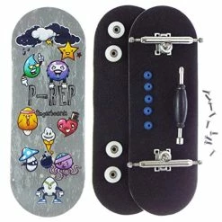 Hot Sale ❤️ Turnt Up Storm- Solid Performance Complete Wooden Fingerboard (Chromite, 34mm X 97mm) ✔️ -Vehicles Online Shop 513TxdjKdNL