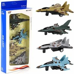 Top 10 ✨ 4 PCS Diecast Fighter Jets Pullback Airplane Military Plane Toys Army Air Force Party Favors Kids Pla 😍 -Vehicles Online Shop 513XkYCzZiL