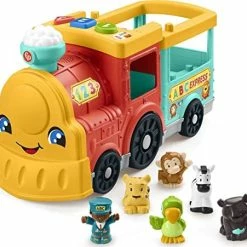 Outlet ⌛ Little People Toddler School Bus Push Toy With Lights Sounds And Smart Stages Learning Content, 4 Toy Figures​ 👍 -Vehicles Online Shop 513el8gfs8L. AC