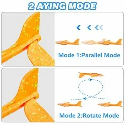 Discount 🎉 3 Pack Airplane Launcher Toy, 12.6" Foam Glider Led Plane, 2 Flight Mode Catapult Plane Boy Toys For Kids Outdoor Sport Flying Toys Gifts For 4 5 6 7 8 9 10 12 Year Old Boys Girl 🥰 -Vehicles Online Shop 515WoT979xL