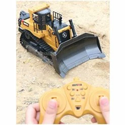 Best reviews of 😀 Remote Control Bulldozers Forklift Crawler Two-Way Heavy-Duty Engineering Vehicle 1:16 9CH 2.4G RC Construction Vehicle For Adult Kid 🎁 -Vehicles Online Shop 515l3k8sPmL