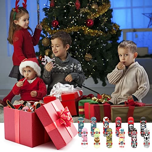 Best Pirce ๐ Finger Skateboards For Kids Set Of 12, HOMETALL Mini Skateboard Fingerboards 12 Pieces Finger Toys Pack, Gifts For Kids Children Finger Skater ๐ 4 Best Pirce ๐ Finger Skateboards For Kids Set Of 12, HOMETALL Mini Skateboard Fingerboards 12 Pieces Finger Toys Pack, Gifts For Kids Children Finger Skater ๐ - Image 2