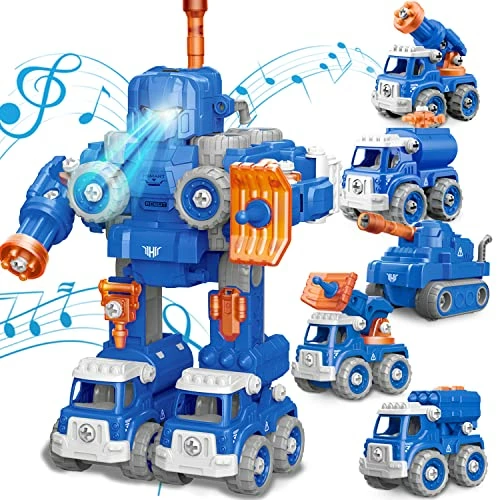 Best deal π Toys For 6 Year Old Boys, 5-in-1 Transform Rescue Bots Toys, Take Apart Robot Toys For Kids, Boys Toys Age 6-8, STEM Transform Toys For 6 7 8 Year Olds Boy Girl π Birthday Giftβ¦ π€© 3 Best deal π Toys For 6 Year Old Boys, 5-in-1 Transform Rescue Bots Toys, Take Apart Robot Toys For Kids, Boys Toys Age 6-8, STEM Transform Toys For 6 7 8 Year Olds Boy Girl π Birthday Giftβ¦ π€©