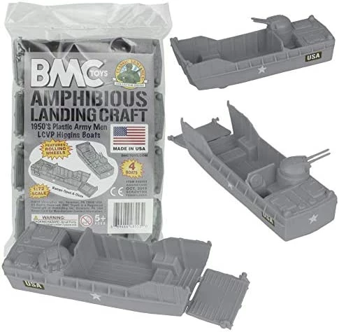 New ๐ฏ Lassic Marx Landing Craft - 4pc Tan Vs. OD Green Plastic Army Men Vehicles Drab Olive Green Vs. Tan โ 10 New ๐ฏ Lassic Marx Landing Craft - 4pc Tan Vs. OD Green Plastic Army Men Vehicles Drab Olive Green Vs. Tan โ - Image 8