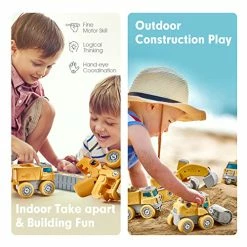 Brand new 🥰 Hahaland Toys For 5+ Year Old Boys - Take Apart Dinosaur Kids Toys Construction Vehicles 5 In 1 Vehicles Transform Into Dinosaur Robot STEM Building Toy For 5 6 7 8 Year Old Boys Educational 🥳 Birthday Gift Ide ⌛ -Vehicles Online Shop 516voX07T1L