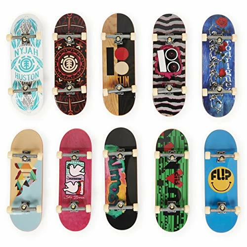Outlet 🛒 DLX Pro 10-Pack Of Collectible Fingerboards, For Skate Lovers, Kids Toy For Ages 6 And Up 😉 3 Outlet 🛒 DLX Pro 10-Pack Of Collectible Fingerboards, For Skate Lovers, Kids Toy For Ages 6 And Up 😉