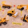 Cheapest 🧨 Construction Toys Sets, 5 Pieces Mini Vehicles, Including Truck Forklift Bulldozer Road Roller Excavator Dump Truck Tractor,Free-Wheeling Cars For Children 💯 -Vehicles Online Shop 517ftR5YUQL