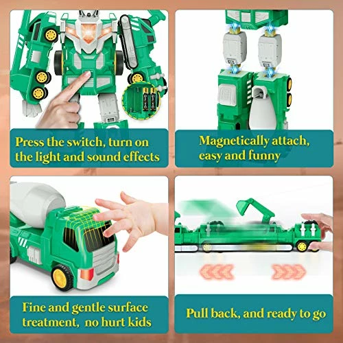 Discount β Toys For 3 4 5 6 7 8 Year Old Boys - Transform Robot Kids Toys Cars | STEM Building Toddler Toys For Kids Ages 4-8 | 5 In 1 Construction Toys π
Christmas π Birthday Gifts For Boy π§ Girls Kids π 4 Discount β Toys For 3 4 5 6 7 8 Year Old Boys - Transform Robot Kids Toys Cars | STEM Building Toddler Toys For Kids Ages 4-8 | 5 In 1 Construction Toys π
Christmas π Birthday Gifts For Boy π§ Girls Kids π - Image 2