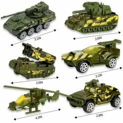 Promo 😀 Lilies Diecast Military Vehicles Truck Set, Alloy Army Model Toys, Jeep, Tank, Panzer, Anti-Air Vehicle, Helicopter, Mini Toy Car For Kids 3 4 5 6 Years Old 👍 -Vehicles Online Shop 517u3W8vbUL