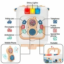 Best Pirce 🔔 Aby Musical Cube Toy 2 3 4 Year Old Musical Bus Toy For Toddlers Age 2 3 4 🔔 -Vehicles Online Shop 518dgfDt5kL