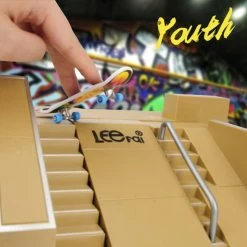 Brand new ⌛ Fingerboard Skatepark Set 14Pcs - M.A.K Finger Skateboard Ramp 5Pcs With 9Pcs Mini Finger Toys Including Finger Skateboards, Finger Bike, Fingerboard Skate Park, Finger Skateboard Set For Kids Gift 🧨 -Vehicles Online Shop 519apAPAgqL