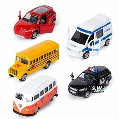 New 😍 Die-cast Metal Toy Cars Set Of 5, Openable Doors, Pull Back Car, Gift Pack For Kids (Official Car) 🔔
