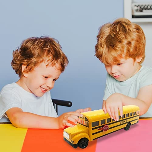 Wholesale ๐ Diecast Yellow School Bus Toy For Kids - 8.5 Inch Pull Back Car With Cool Opening Doors And Rubber Tires - Durable Diecast Metal - Best ๐ Birthday For Boys And ๐ง Girls ๐ฅ 7 Wholesale ๐ Diecast Yellow School Bus Toy For Kids - 8.5 Inch Pull Back Car With Cool Opening Doors And Rubber Tires - Durable Diecast Metal - Best ๐ Birthday For Boys And ๐ง Girls ๐ฅ - Image 5