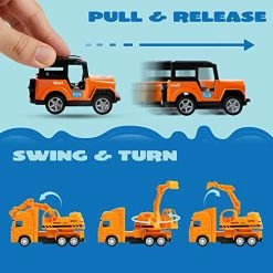 Budget 👏 JOYIN 20 Piece Pull Back Cars, Die Cast Metal Toy Cars, Vehicle Set For Toddlers, Kids Play Cars, Matchbox Cars For 👧 Girls And Boys, Child Party Favors, Kids Best Gifts 😉 -Vehicles Online Shop 51ACTmE4dAL