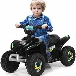 Wholesale 😍 FFlyer 6V Ride On ATV, 4-Wheeled Beach Ride On Car, Battery Powered Kids ATV W/ 2 Speeds, Forward/ Reverse Switch, Anti-Slip Wheels, Motorized Ride On Toy, Mini Quad ATV For Toddlers (Black) 🌟 -Vehicles Online Shop 51B5sBvYcZL. AC
