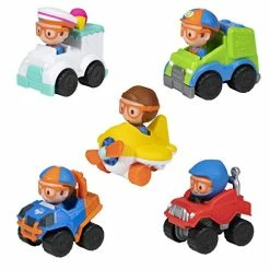 Wholesale ✨ Mini Mobiles, 5 Pack Mini Vehicles - Features Character Toy Figure In Each Vehicle: Mobile/Car, Monster Truck, Recycle Truck, Ice Cream Truck, And Airplane - Educational Toys For Young Children 🔥 -Vehicles Online Shop 51C3wl0YodL