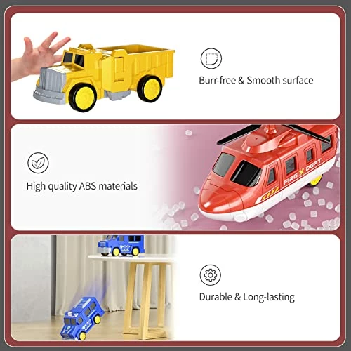 Wholesale 😉 Kids Transform Robots Truck For Toddler, 5 In 1 City Rescue Cars Vehicles Toys For 3 4 5 6 7 Year Old Boys, STEM Bssemble Cars Action Figures Toys For Kids Ages 3-8, Gift For 🎂 Birthday 🎁 Christmas Yellow 👍 6 Wholesale 😉 Kids Transform Robots Truck For Toddler, 5 In 1 City Rescue Cars Vehicles Toys For 3 4 5 6 7 Year Old Boys, STEM Bssemble Cars Action Figures Toys For Kids Ages 3-8, Gift For 🎂 Birthday 🎁 Christmas Yellow 👍 - Image 4