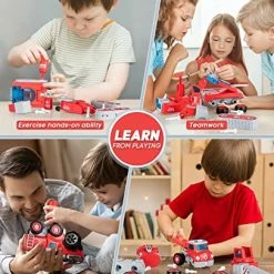 Deals ⭐ Toys For 3 4 5 6 7 8 Years Old Boys, Take Apart Robot Construction Vehicles Transform Robot Toys Cars For Kids, 🎂 Birthday Trucks Gifts Toys For Toddlers, 5 In 1 😉 -Vehicles Online Shop 51ClRzg8F5L