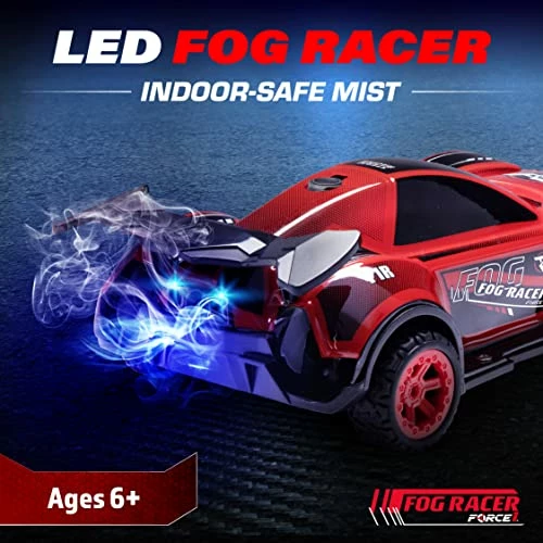 Cheapest 🎁 Fog Racer Remote Control Car For Kids- Fast RC Car High Speed LED Light Race Car Toy With Fog Mist, 2 Car Shells, 5 LED Modes, 2.4 GHZ Remote, Rechargeable Toy Car For Boys And 👧 Girls (Red/Blue) 💯 4 Cheapest 🎁 Fog Racer Remote Control Car For Kids- Fast RC Car High Speed LED Light Race Car Toy With Fog Mist, 2 Car Shells, 5 LED Modes, 2.4 GHZ Remote, Rechargeable Toy Car For Boys And 👧 Girls (Red/Blue) 💯 - Image 2