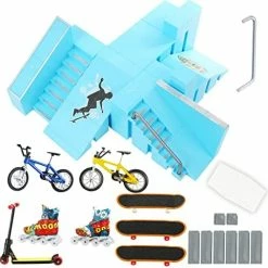 Flash Sale 😉 Skate Park Kit Ramp Parts For Finger Skateboard Park Kit Part Training Props With Finger Skateboards Finger Bikes Skates And Scooters And More(5 Parts) Yellow 🎉 -Vehicles Online Shop 51DXctr1rfL. AC